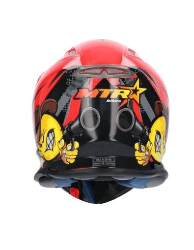 Casco shiro MTR MX-306 rojo