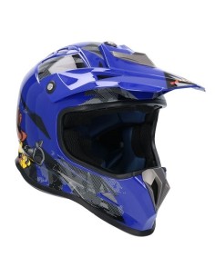Casco shiro MTR MX-306 azul