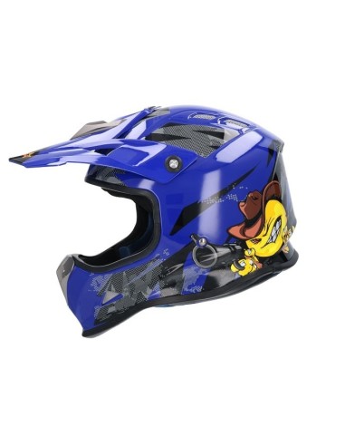 Casco shiro MTR MX-306 azul
