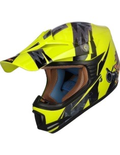 Casco shiro MTR MX-306 fluor